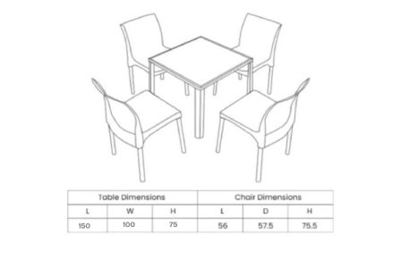 Gerona Dining Set - ellements