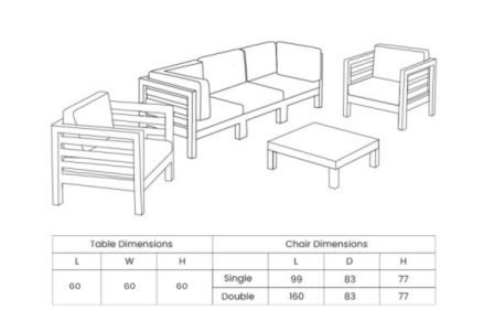 vatican seater set